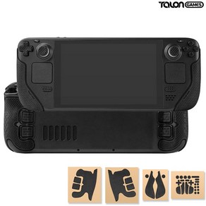 스팀덱 OLED 그립테이프 논슬립패치 탈론게임즈, 블랙, 1개, (TG0006-1)
