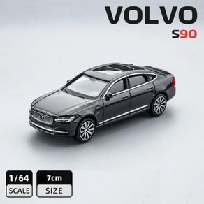 자동차다이캐스트 자동차모형 볼보 XC60 XC40 S90 C40 V90 XC90 합금 및 차량 미니어처 체중계 모델 용 164, 1개, 1) S90 Gay