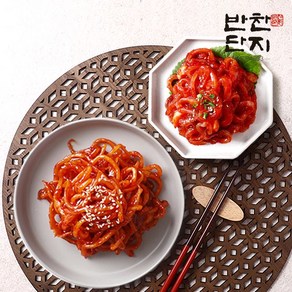 [G] 반찬단지 오징어젓1kg+진미채무침1kg 밑반찬종류 저녁메뉴 반찬가게, 2kg, 1세트, 상세페이지 참조