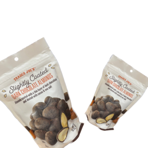 [1+1] 트레이더조 슬라이틀리 코팅 다크 초콜릿 아몬드 283g TRADER JOE'S SLIGHTLY COATED DARK CHOCOLATE ALMONDS