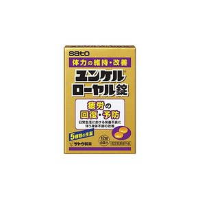 융커로얄정 12정 지정 의약외품 피로회복 신체저항력 유지개선, 1개