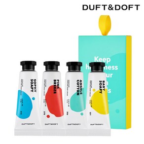 더프트앤도프트 시그니처 퍼퓸 핸드크림 미니어처 10ml x 4종 기프트 세트