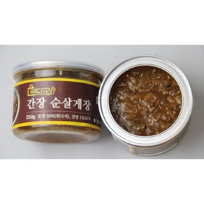 싸다구 간장 순살게장 250g, 1개