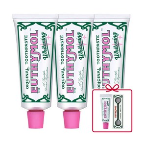 유시몰 화이트닝 치약 106g 3개+20g 1개+스퀴저, 치약106g3개+20g1개+스퀴저, 3개