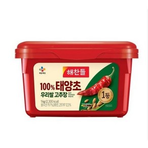 해찬들 우리쌀로 만든 태양초 골드 고추장, 1kg, 1개