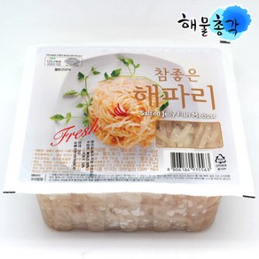 해물총각 해파리1kg 무염(실량900g) 양념 냉채 한식, 1개