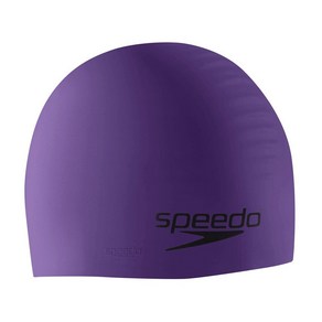 A.MINE Speedo 남녀공용 실리콘 수영모자 수모158157스피도, Speedo Puple, 1개