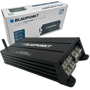 블라우풍트 BLAUPUNKT 1804BT PRO 자동차 오디오 4/3/2채널 풀 레인지 2옴 안정적인 앰프 최대 1600와트 | 블루투스로 슬림하고 컴팩트한