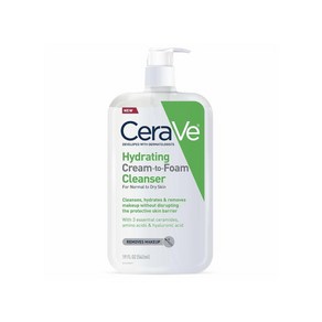 [CeraVe] 세라비 Hydrating 크림 투 폼 클렌저 Hyaluronic Acid 562mL