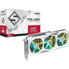 ASRock Radeon RX 7900 XT 팬텀 게이밍 OC 20GB GDDR6 320비트 ARGB 화이트, RX 7700 XT Steel Legend 12GB, 1개