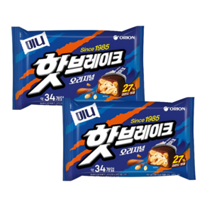 오리온 핫브레이크 미니 오리지널, 455g, 2개