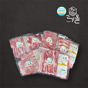 [고기올] 한돈 몽땅세트 구이 6종 총 2kg [삼겹살 오겹살 목살 항정살 가브리살 등갈비], 1개