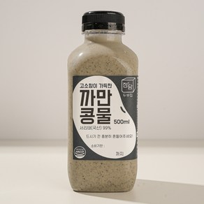 [정담두부집] HACCP 100%국산콩 서리태콩물 까만콩물 (냉장), 2개, 500ml