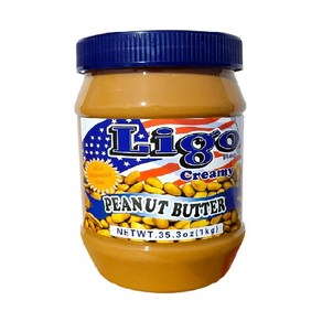 LIGO 리고 땅콩버터 크리미 1kg 피넛버터, 6개