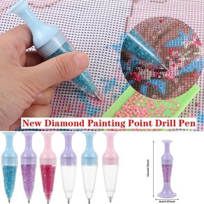 보석십자수펜 led 보석 십자수 도구 주사기 가게 5d diamond painting point drill pen with diamond dii diamond painting