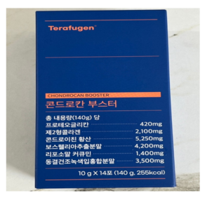 [정품] 테라퓨젠 콘드로칸 부스터 10g x 14포, 3개, 140g