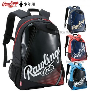 롤링스 Rawlings 야구 주니어 가방 배낭 약22L EBP13F04, 블랙/화이트, 1개