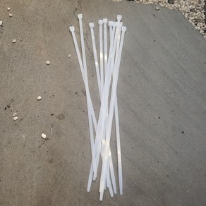 케이블타이 백색 30cm 10개, 화이트