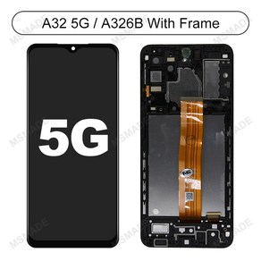 갤럭시 자가수리 액정 A32 용 AMOLED LCD SM A325F A325M 디스플레이 5G A326B 터치 스크린 교체, 02 5G With Fame