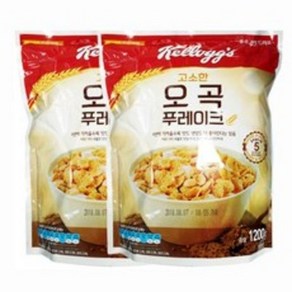 켈로그 오곡 푸레이크 시리얼, 1.2kg, 2개