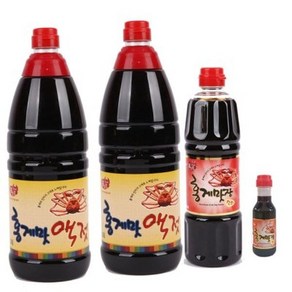 텐바이텐 홍일식품 액젓 홍게맛액젓 1.8L 2병+홍게맛장소스500ml 1병+홍게맛장, 1세트