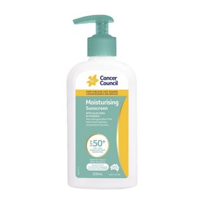 캔서카운슬 모이스처라이징 선크림 SPF 50+ Cance Council Moistuising Sunsceen, 1개, 200ml