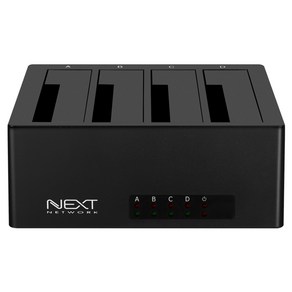 넥스트유 이지넷 유비쿼터스 USB 3.0 4Bay 도킹스테이션 NEXT-644DU3, 본상품선택, 1개