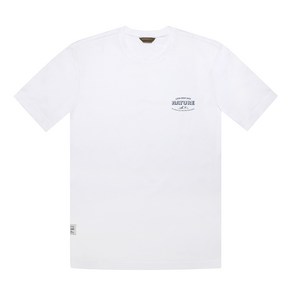 [파크랜드]오스틴리드 24S/S 남성 여름 반팔 화이트 프린트 라운드 티셔츠 ATS24601 NC울산뉴코아