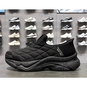 [S]스케쳐스 남성용SKECHERS 고워크 가을 겨울BBK NVY 슬립인스 키높이 쿠션 슬립온 운동화 (사은품증정)빠른배송