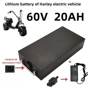 할리 B 파워 18650 배터리 팩 250W ~ + 67.2V 충전기 60V20ah60ah, 01 60V20AH