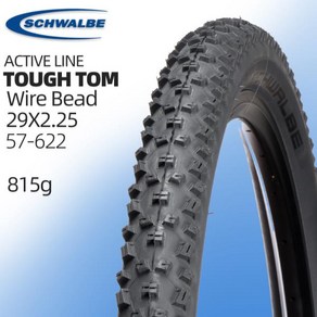 SCHWALBE 터프 톰 산악 자전거 타이어 MTB 29x2.25 57 622, 와이어, 1개