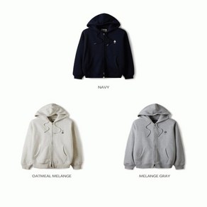 후아유 공용 스티브 기모 후드 집업 Steve Hood Zip-up Bushed WHMZE4T21U