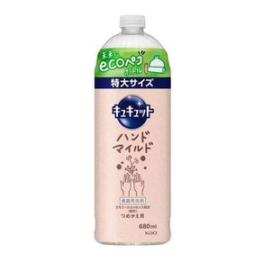 카오 큐큣토 주방세제 핸드 마일드 카모마일향 리필 680ml, 2개