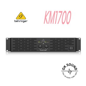 BEHRINGER 베링거 EUROPOWER KM1700 ATR기술탑재 프로페셔널 경량 1700W 스테레오 파워앰프