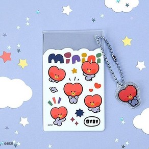 방탄소년단 BT21 미니니 클리어 카드 포켓 최애카드 초등학생 중학생 선물 아이돌 굿즈