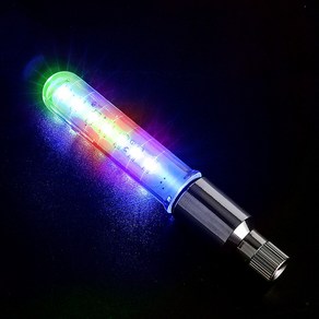 스마트휠 자전거 픽시 휠 라이트 바퀴 LED 후미등 안전등 야간라이딩, 1개, 레인보우(낱개)