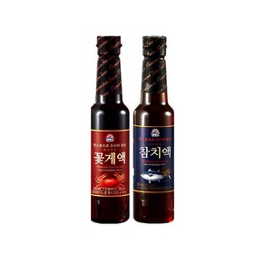 프리미엄 참치액 550ml+프리미엄 꽃게액 550ml, 1세트, 1100ml