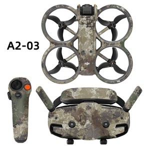 DJI 아바타 2 드론 모션 로커 3 비행 안경 고글 스티커 스크래치 방지 보호 필름 수리 데칼 액세서리, 01 CHINA, 09 A2-03, 1개