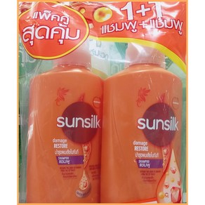 태국 썬실크(Sunsilk) 샴푸 오렌지색 Damage Restore