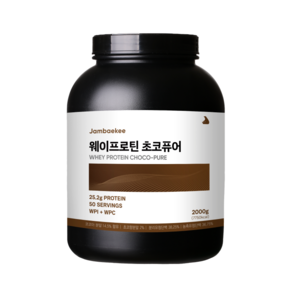 잠백이 웨이프로틴 초코, 2kg, 1개