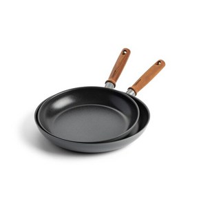 그린팬 메이플라워 프로 세라믹코팅 프라이팬 24cm&28cm 2P세트(프렌치그레이)
