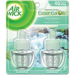 에어윅 플러그인 향 오일 리필 2Ct 담수 방향제 에센셜 Air Wick 827477