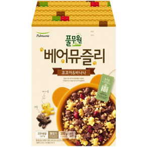 풀무원 베어 뮤즐리 시리얼 코코아앤바나나, 300g, 3개