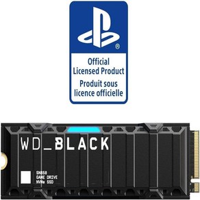 WD_BLACK PS5 콘솔용 2TB SN850P NVMe M.2 SSD (WDBBYV0020BNC-WRSN)., 1TB, Up to 7,000 MB/s