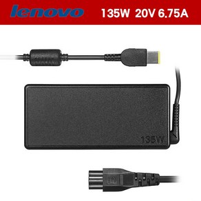 레노버 정품 아답터 100~240V / 20V 6.75A [Slim Tip] ADL135NLC3A 전원 케이블 포함, 1개