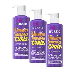 오지 3분 미라클 컬 컨디셔너 Aussie 3 Minute Miacle Culs Conditione, 3개, 473ml