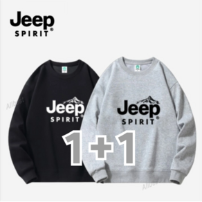 JEEP SPIRIT 지프 남자 여자 맨투맨 오버핏 긴팔 티셔츠 긴팔티 트레이닝 츄리닝