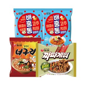 농심() 배홍동비빔면 8봉 + 짜파게티 5봉 너구리, 1개