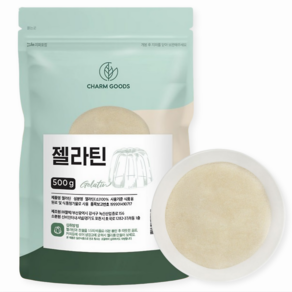 서우 무지방 섬유성 단백질 젤라틴 분말, 1개, 500g