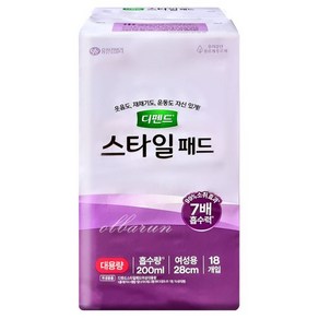 디펜드 스타일패드 여성용 대용량 18Px1팩, 1개